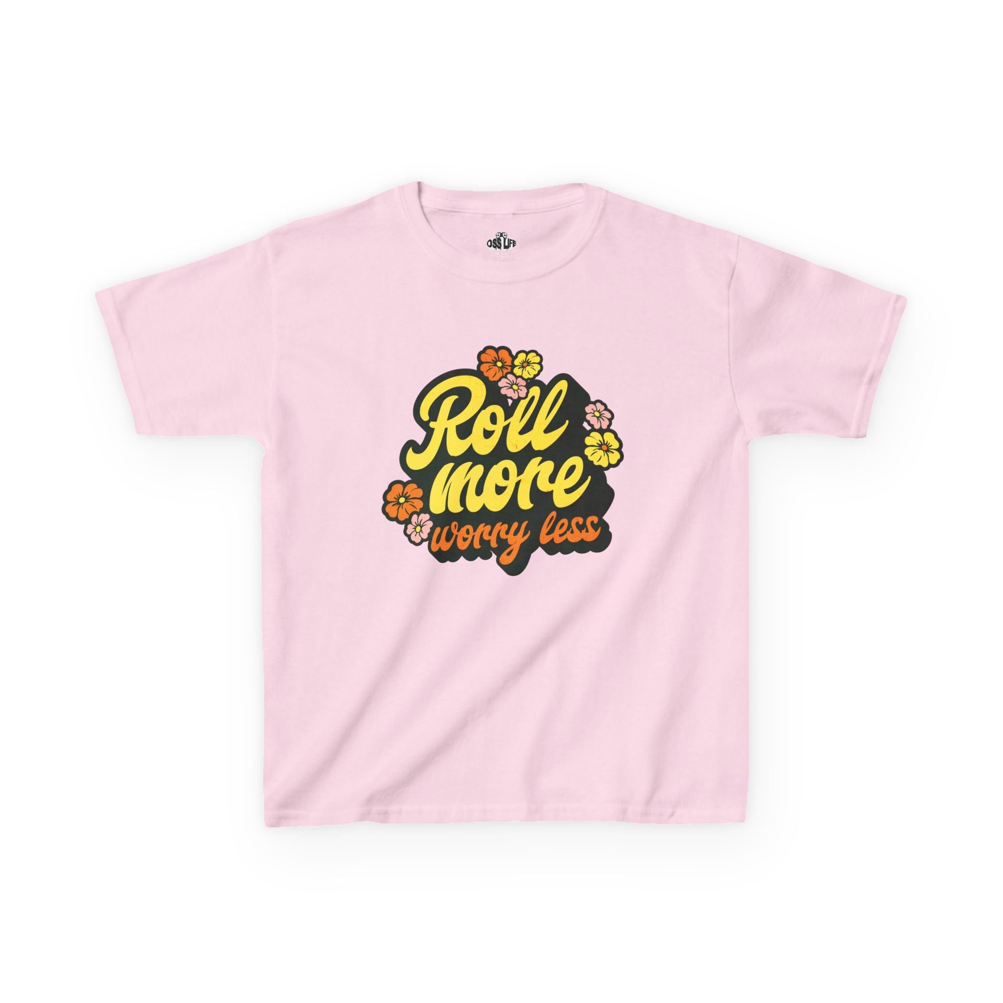 Kids Roll More Worry Less Tee