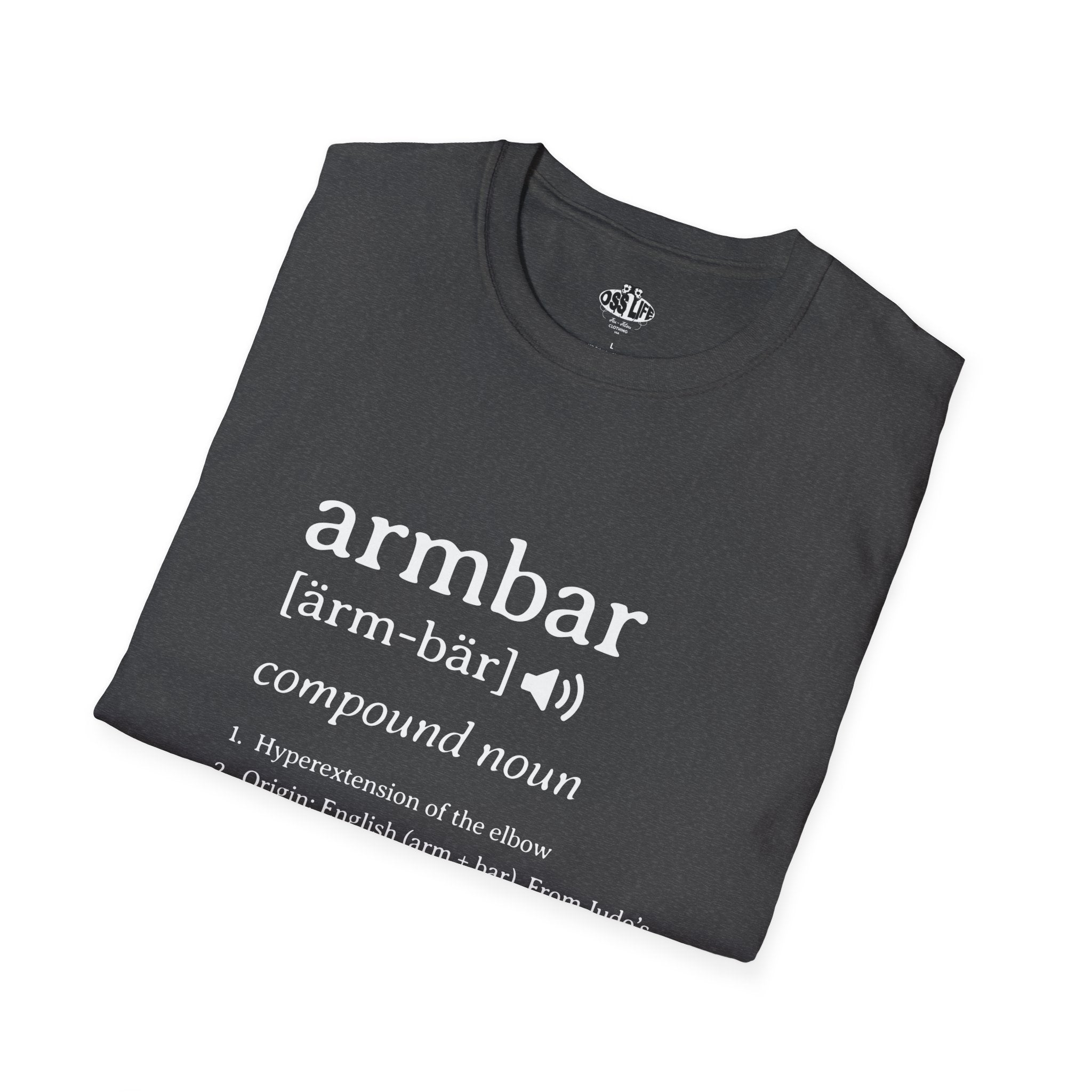 Arm Bar Definition Softstyle Unisex T-shirt