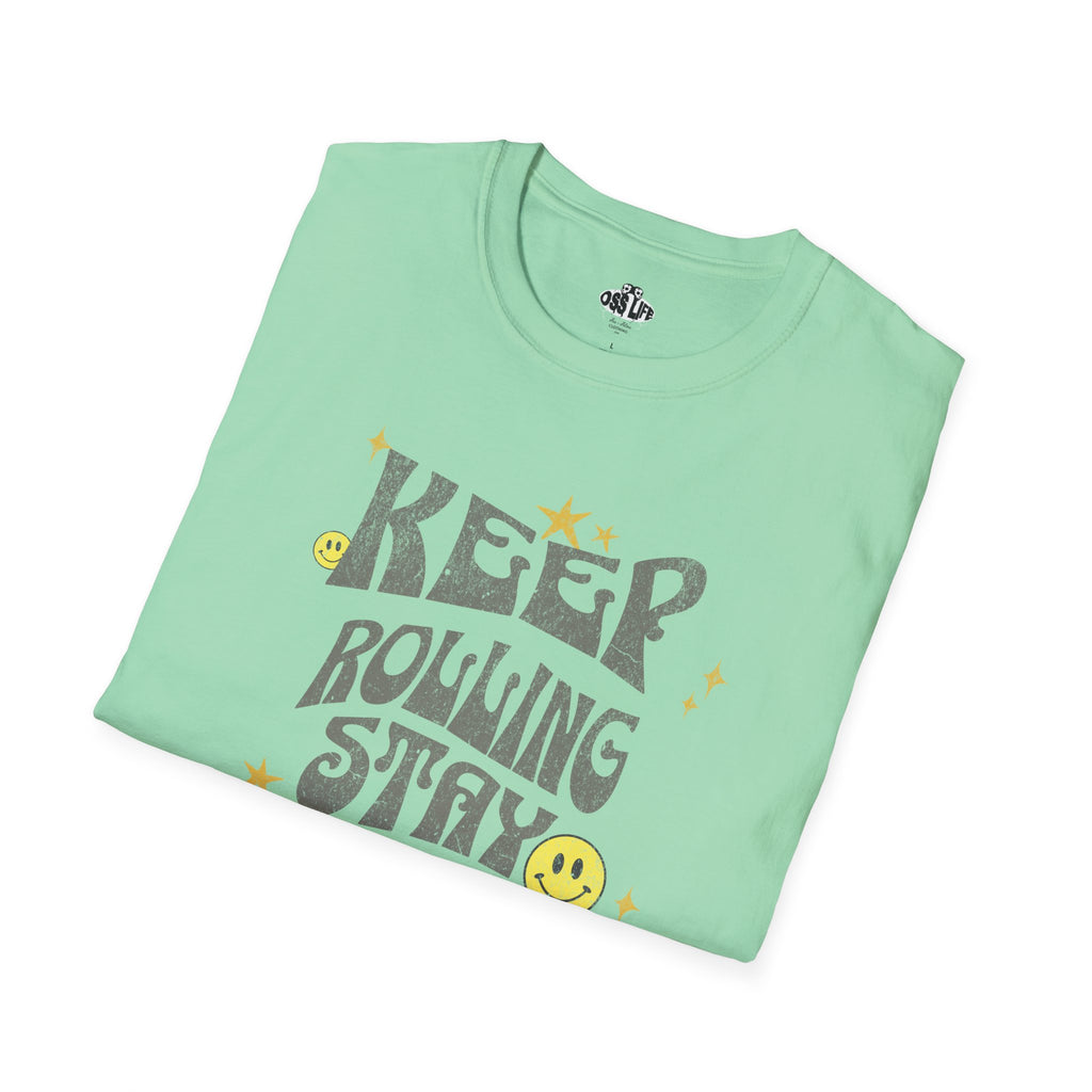 Keep Rolling Stay Humble Softstyle Adult Unisex T-shirt