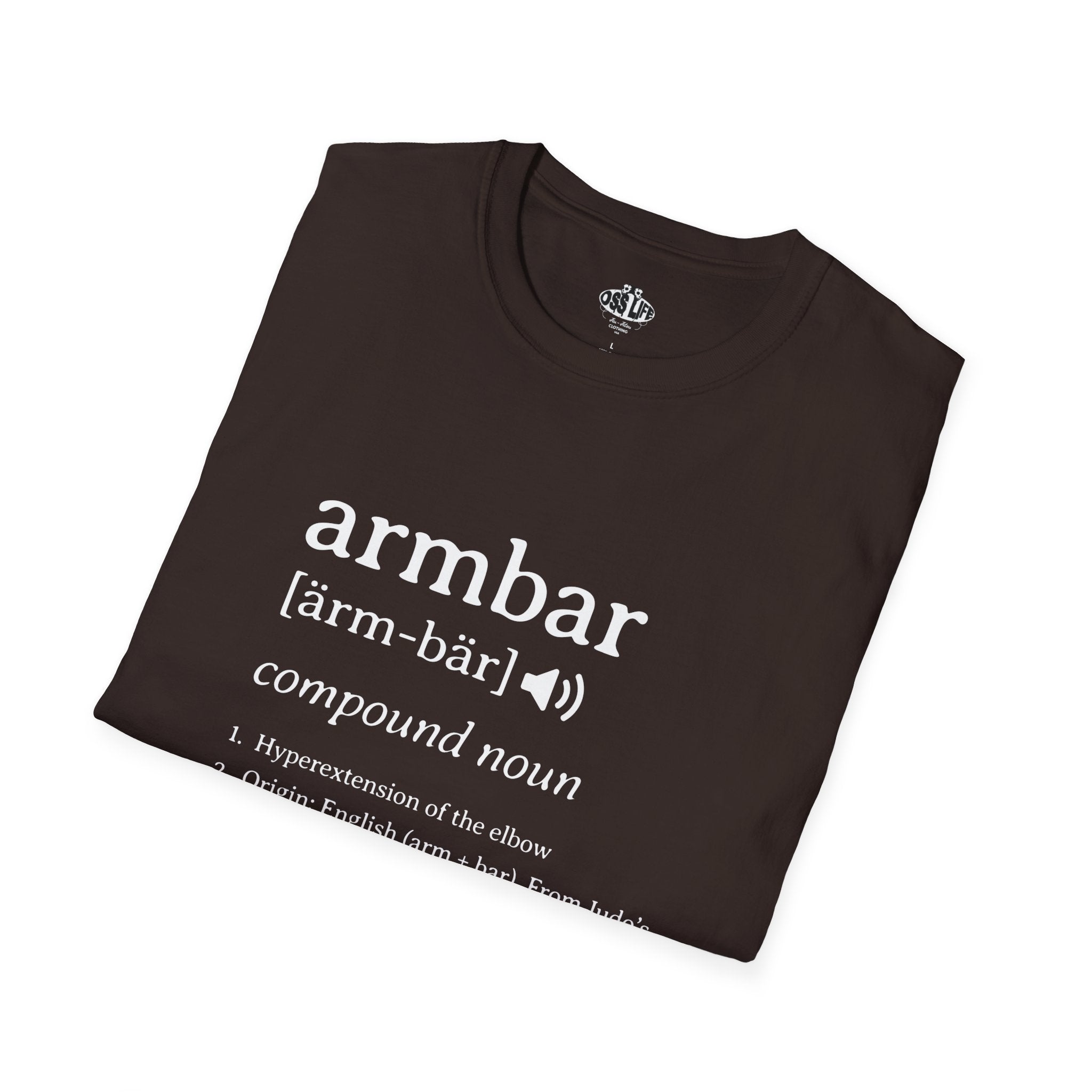 Arm Bar Definition Softstyle Unisex T-shirt