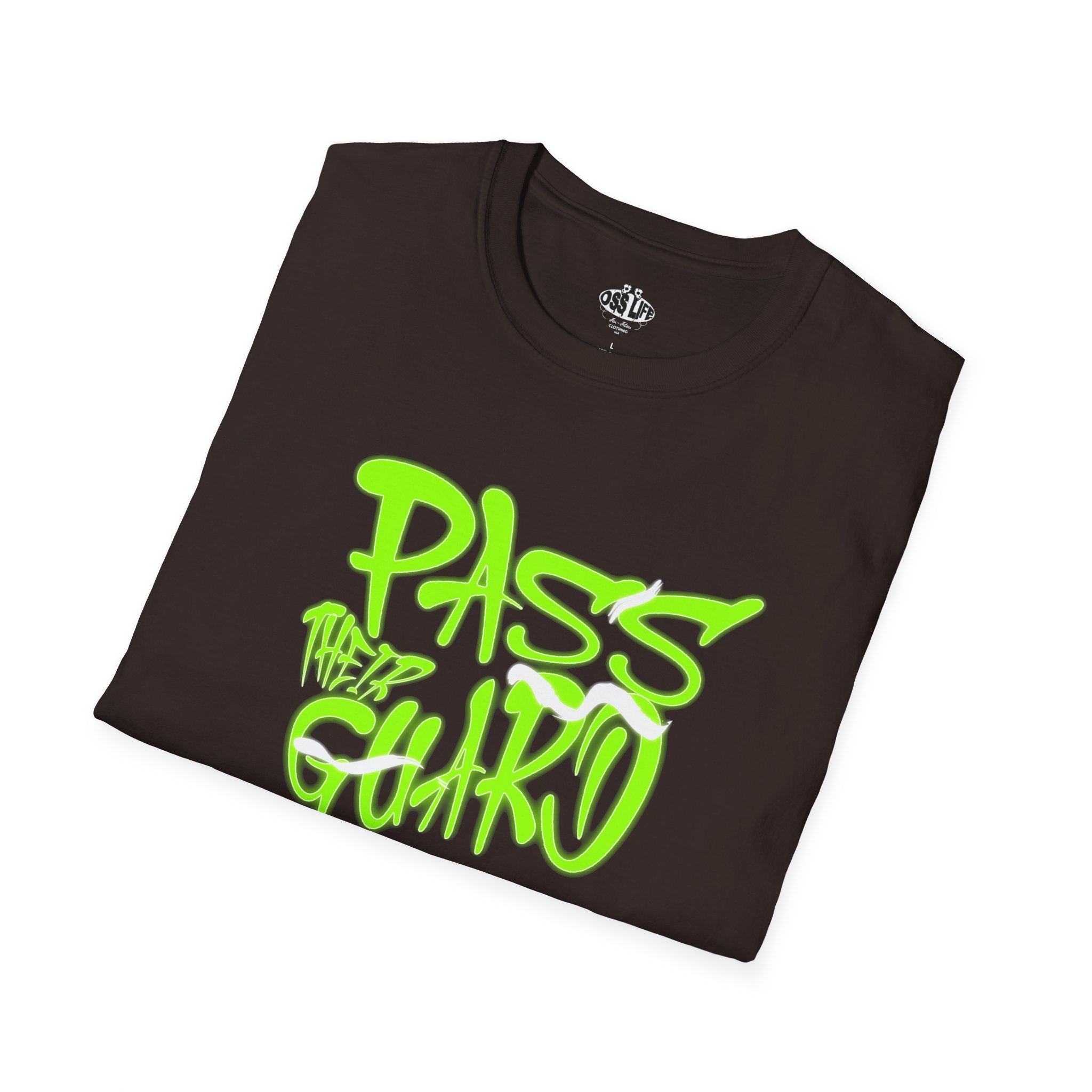 Pass Their Guard Neon GraffitiSoftstyle Adult Unisex T-shirt