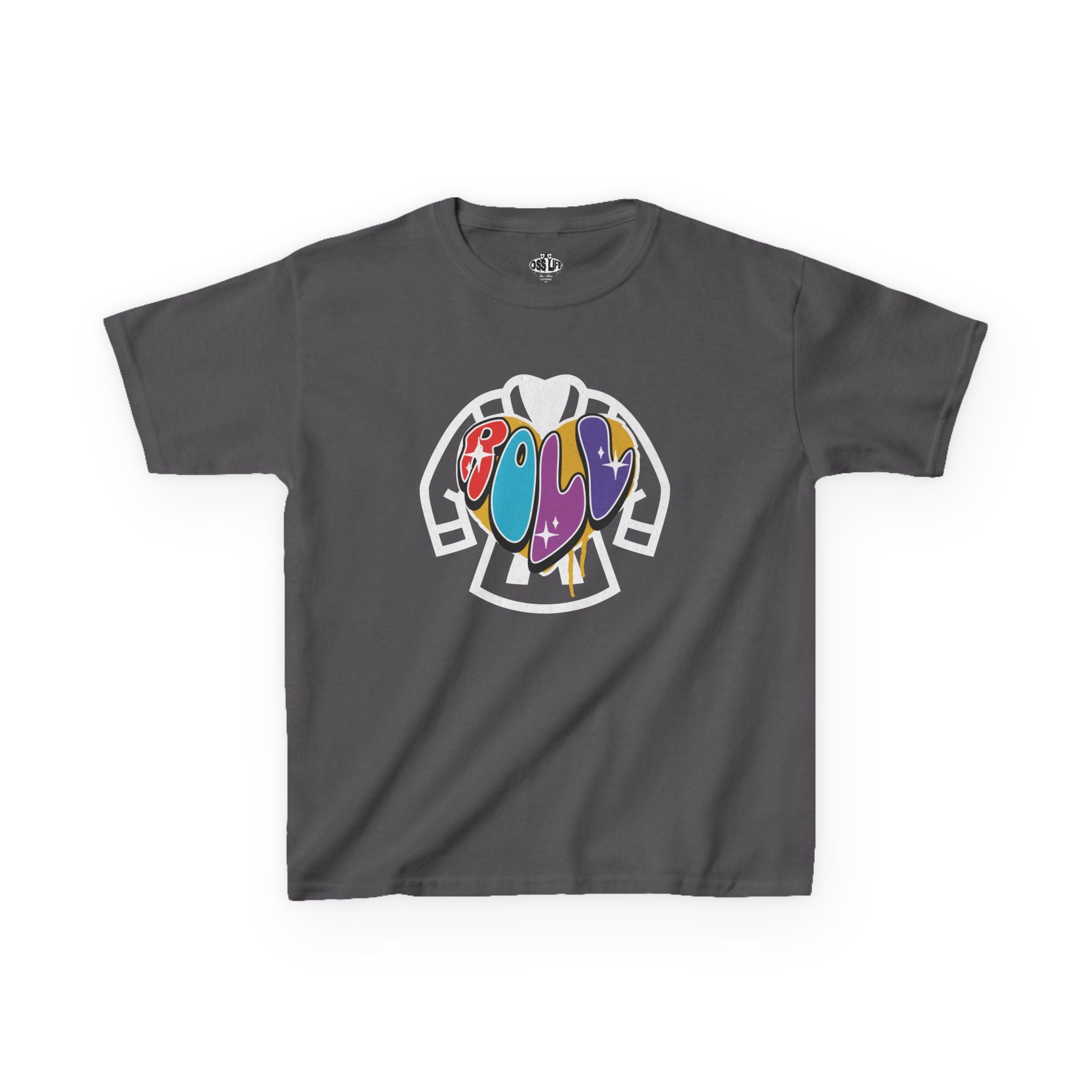 Kids Colorful Roll Heart Tee