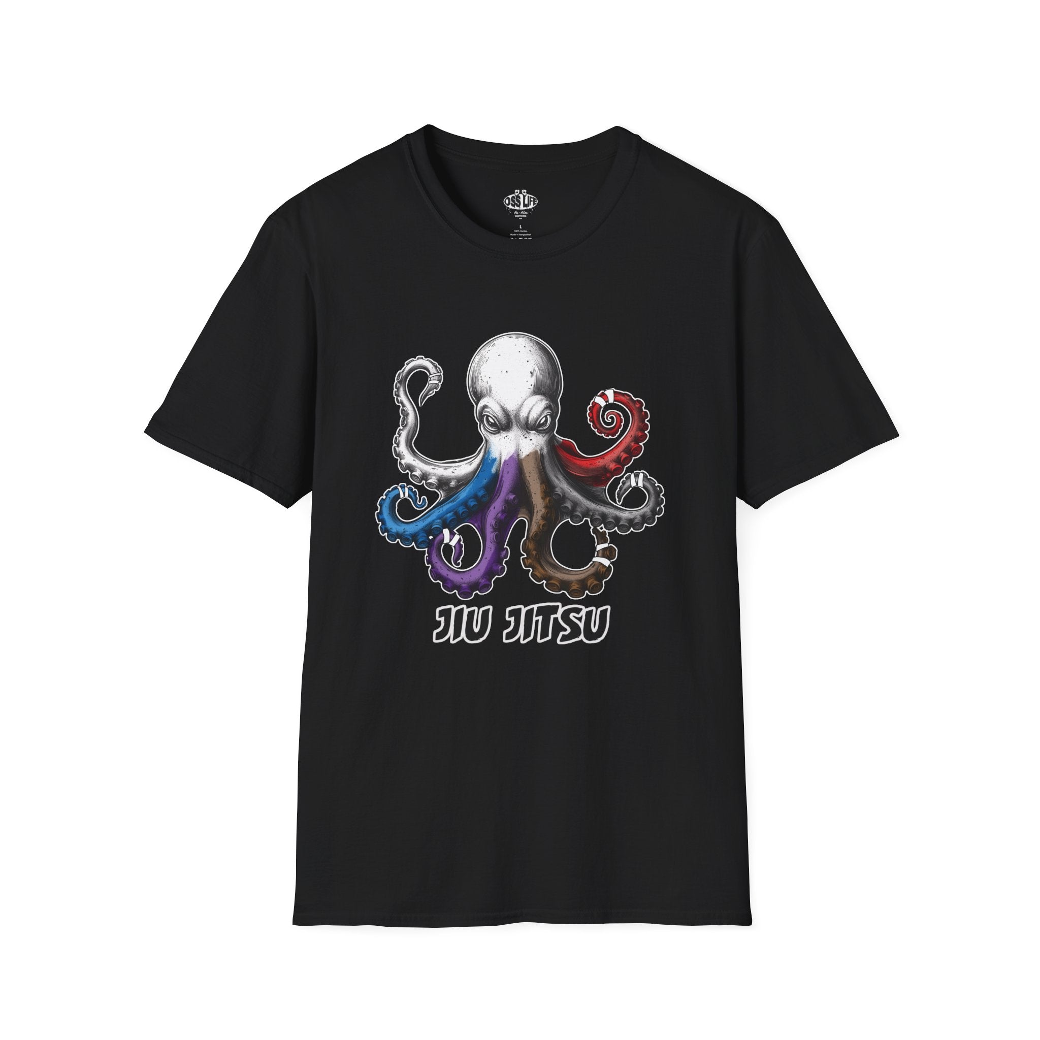 Jiu Jitsu Octopus Unisex Softstyle T-shirt