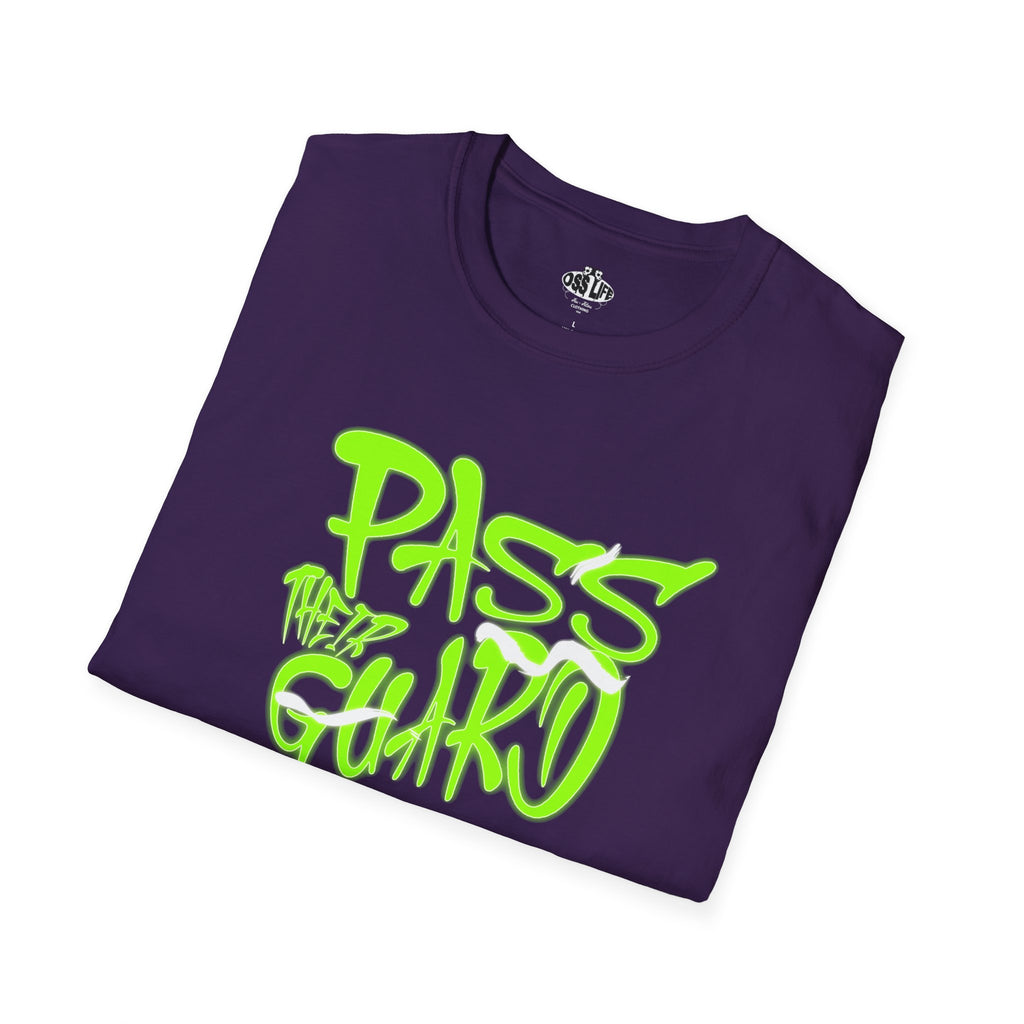 Pass Their Guard Neon GraffitiSoftstyle Adult Unisex T-shirt