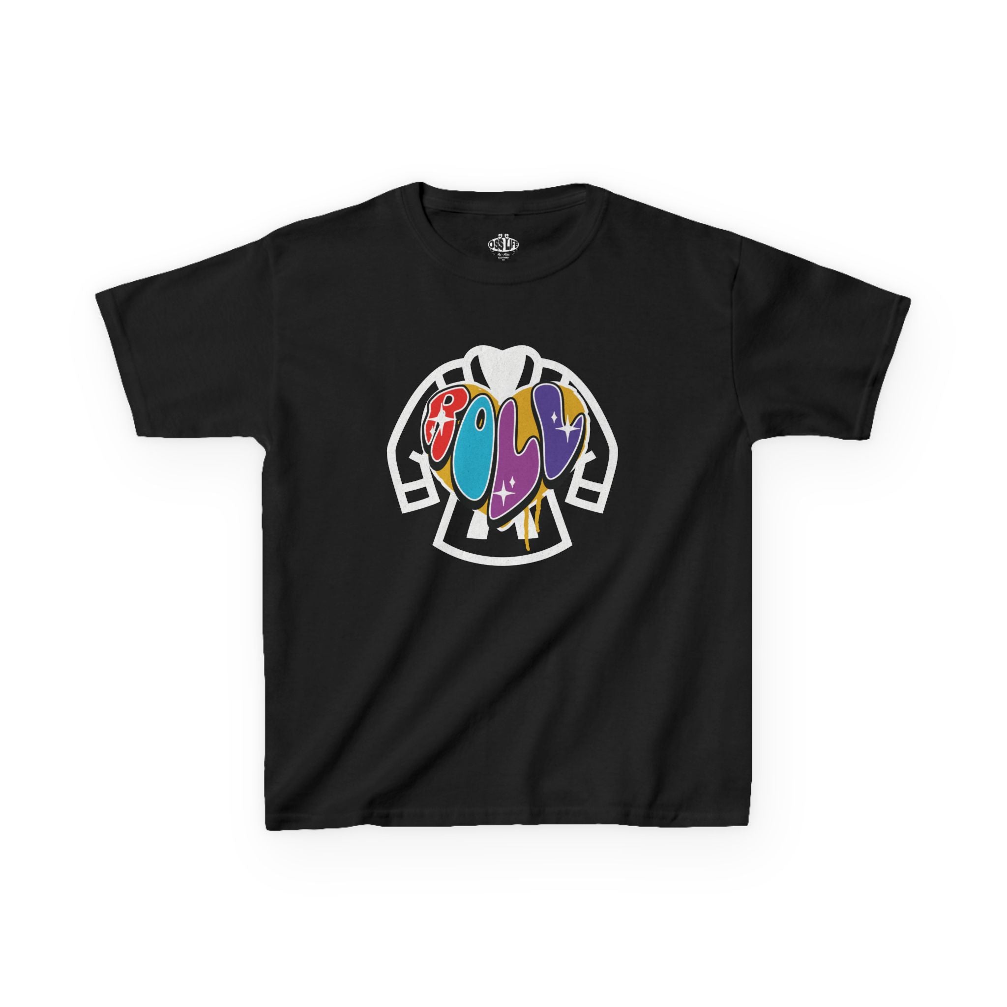 Kids Colorful Roll Heart Tee