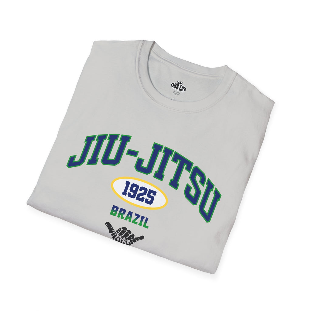 Jiu-Jitsu College Style Softstyle Adult Unisex T-shirt