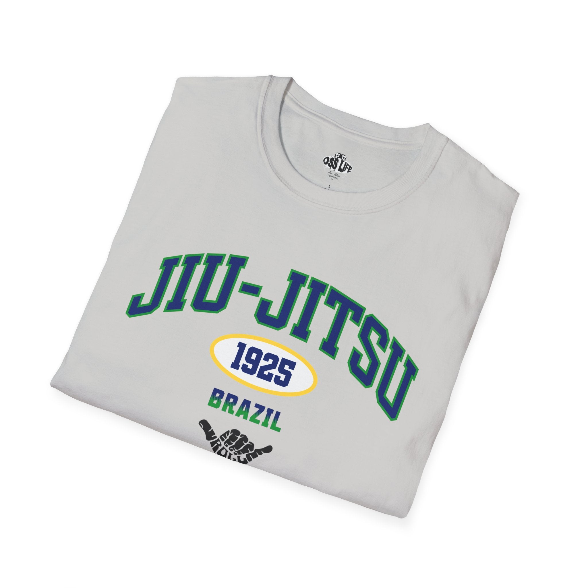 Jiu-Jitsu College Style Softstyle Adult Unisex T-shirt