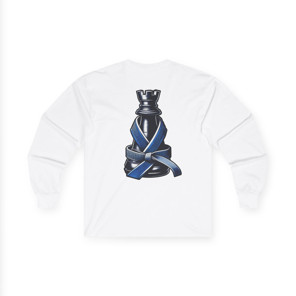 Jiu-Jitsu Blue Belt Chess Piece Unisex Long Sleeve T-Shirt