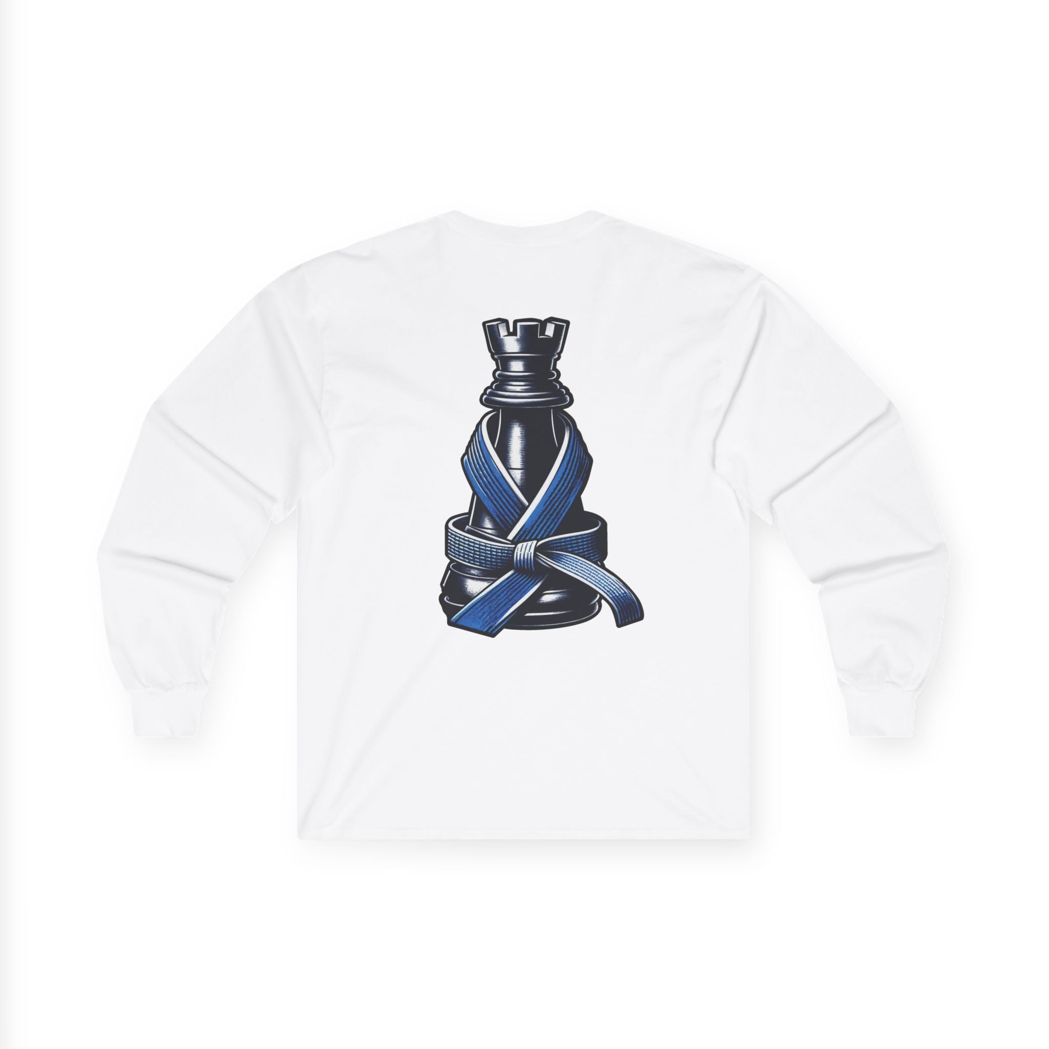 Jiu-Jitsu Blue Belt Chess Piece Unisex Long Sleeve T-Shirt