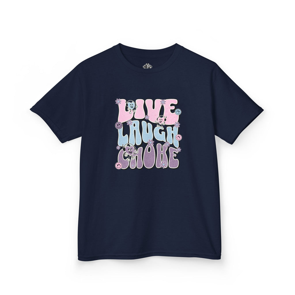 Kids Live Laugh Choke Tee