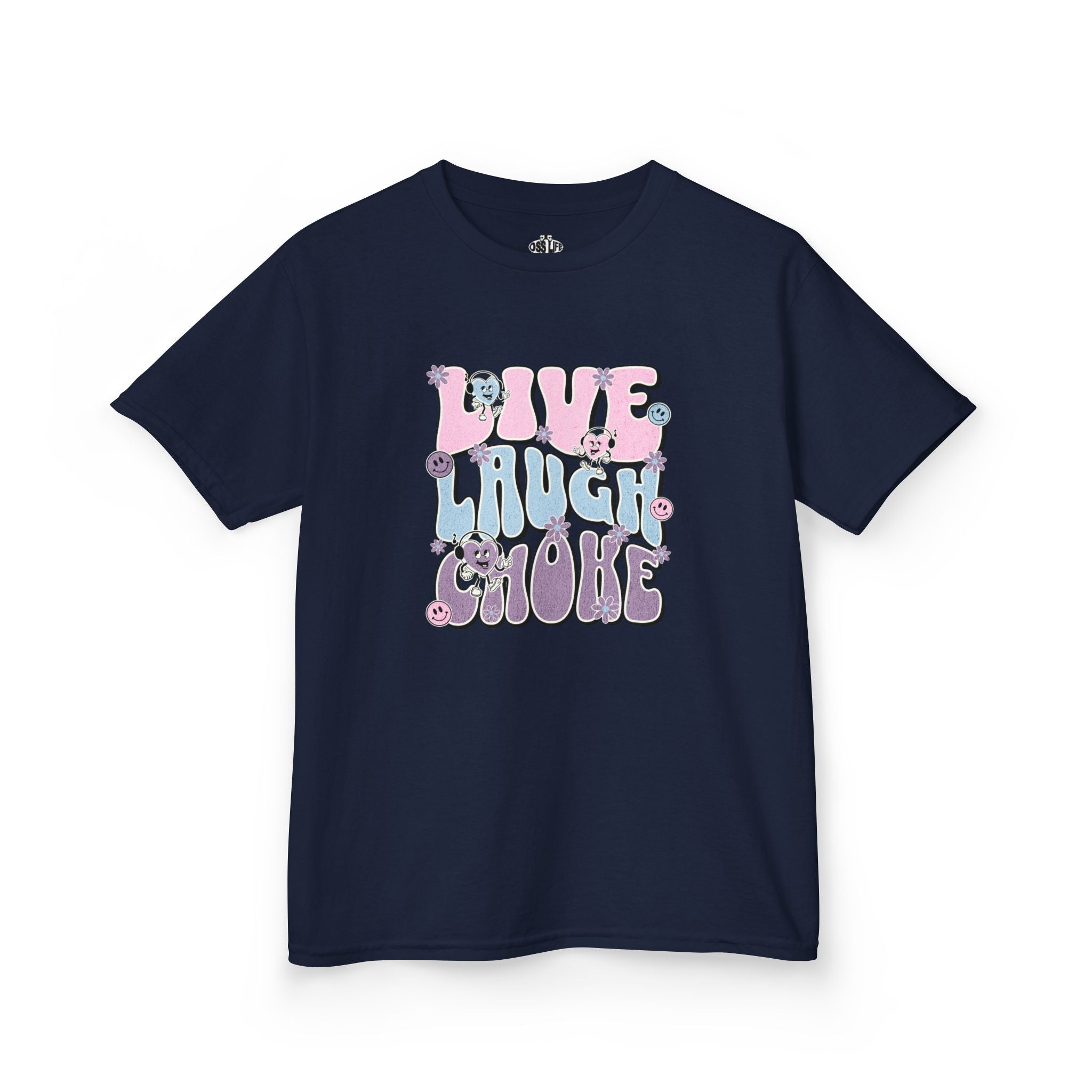 Kids Live Laugh Choke Tee