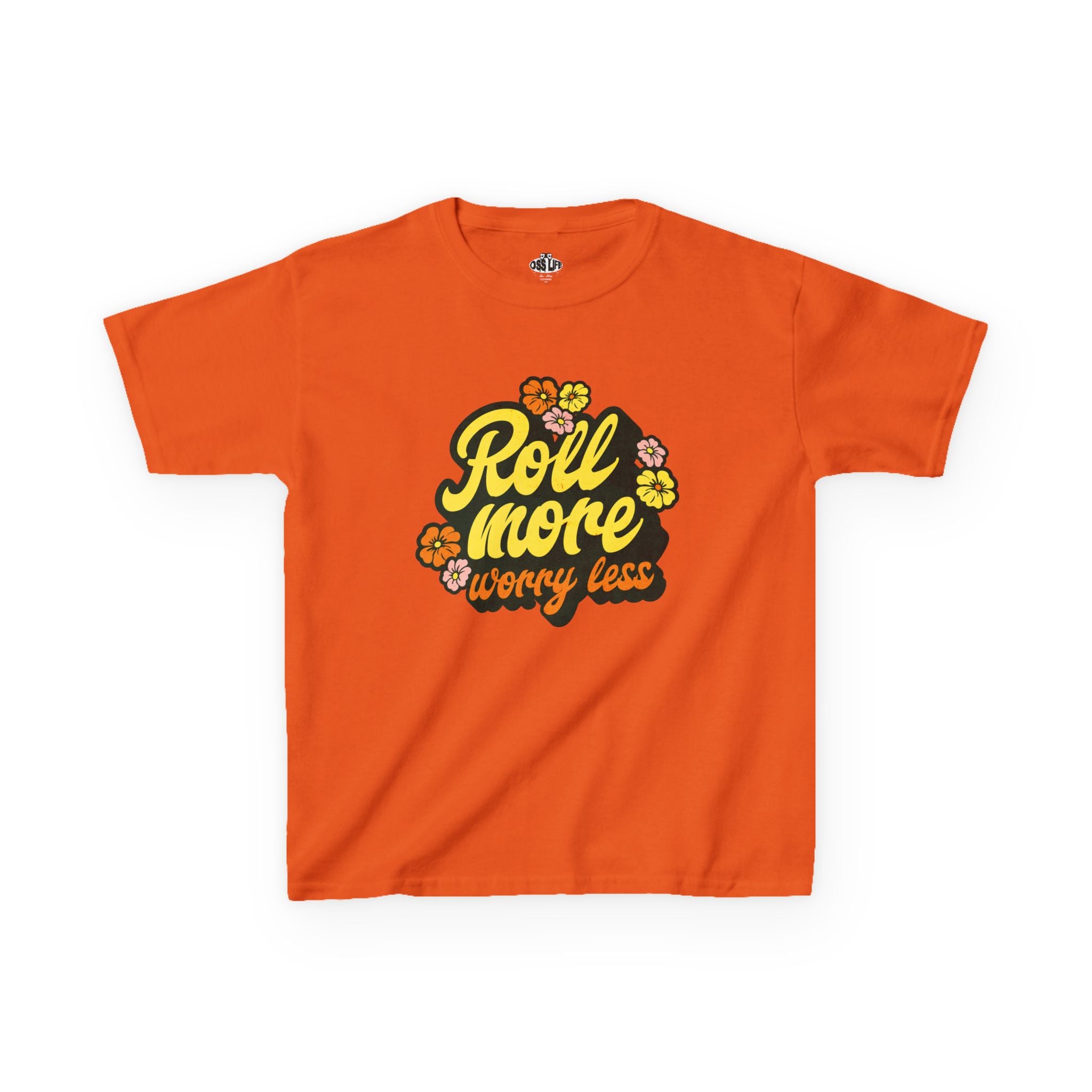 Kids Roll More Worry Less Tee