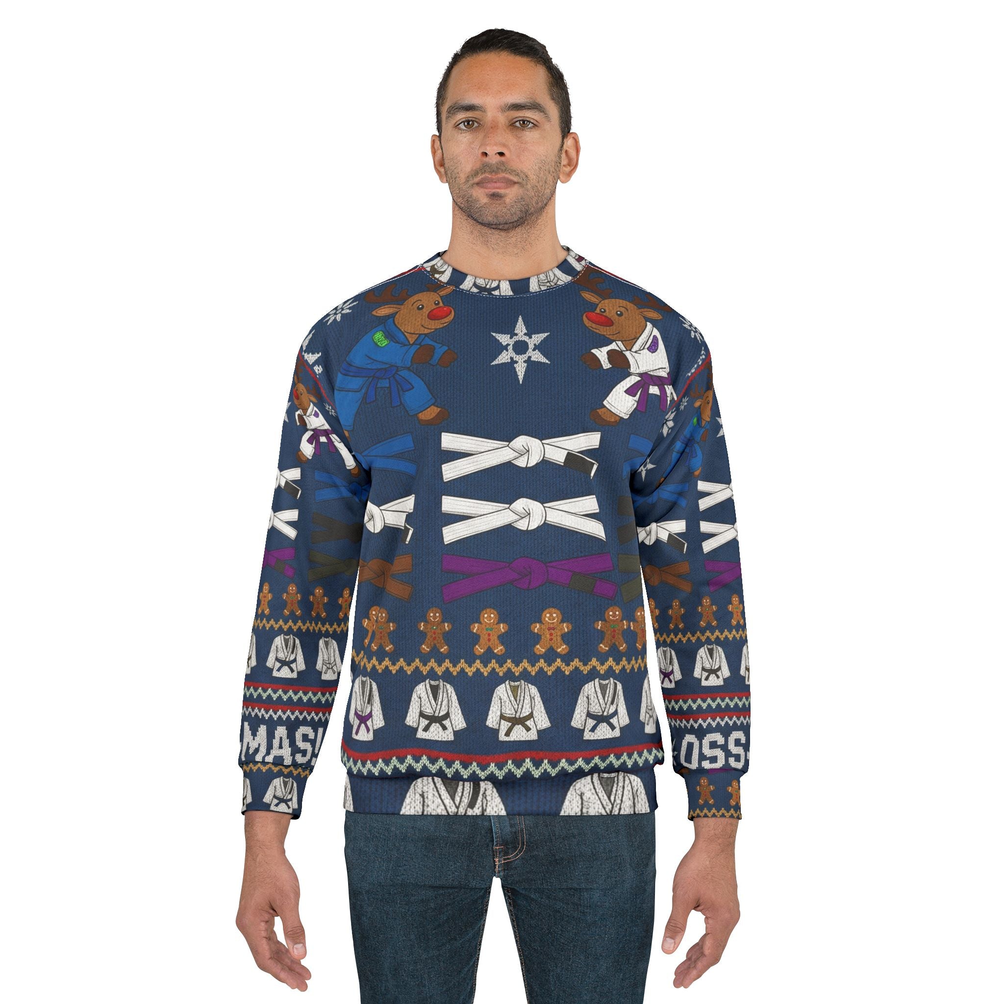 OSS-mas! Reindeer Grapplers Ugly Sweatshirt