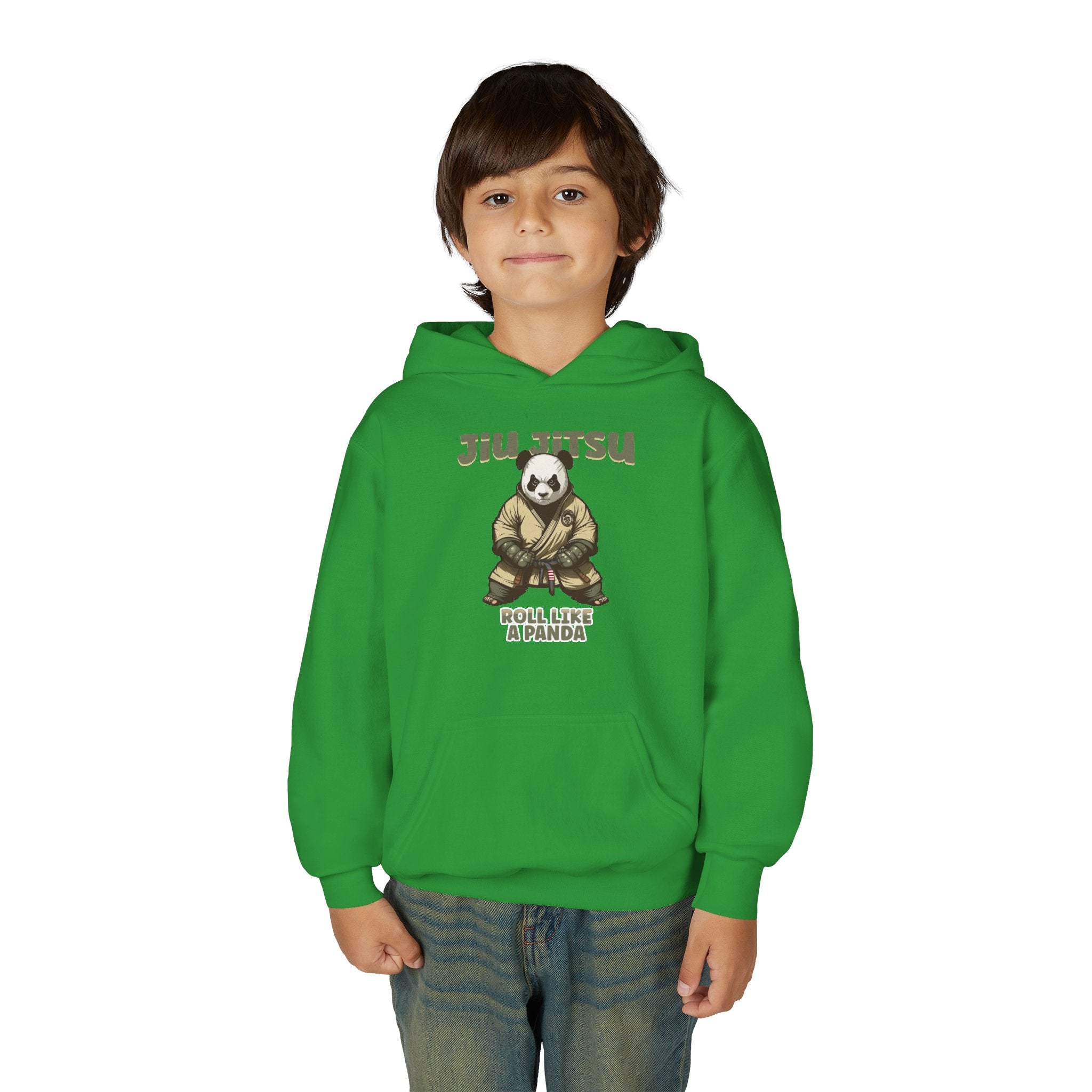 Kids Jiu Jitsu Panda Hoodie Sweatshirt