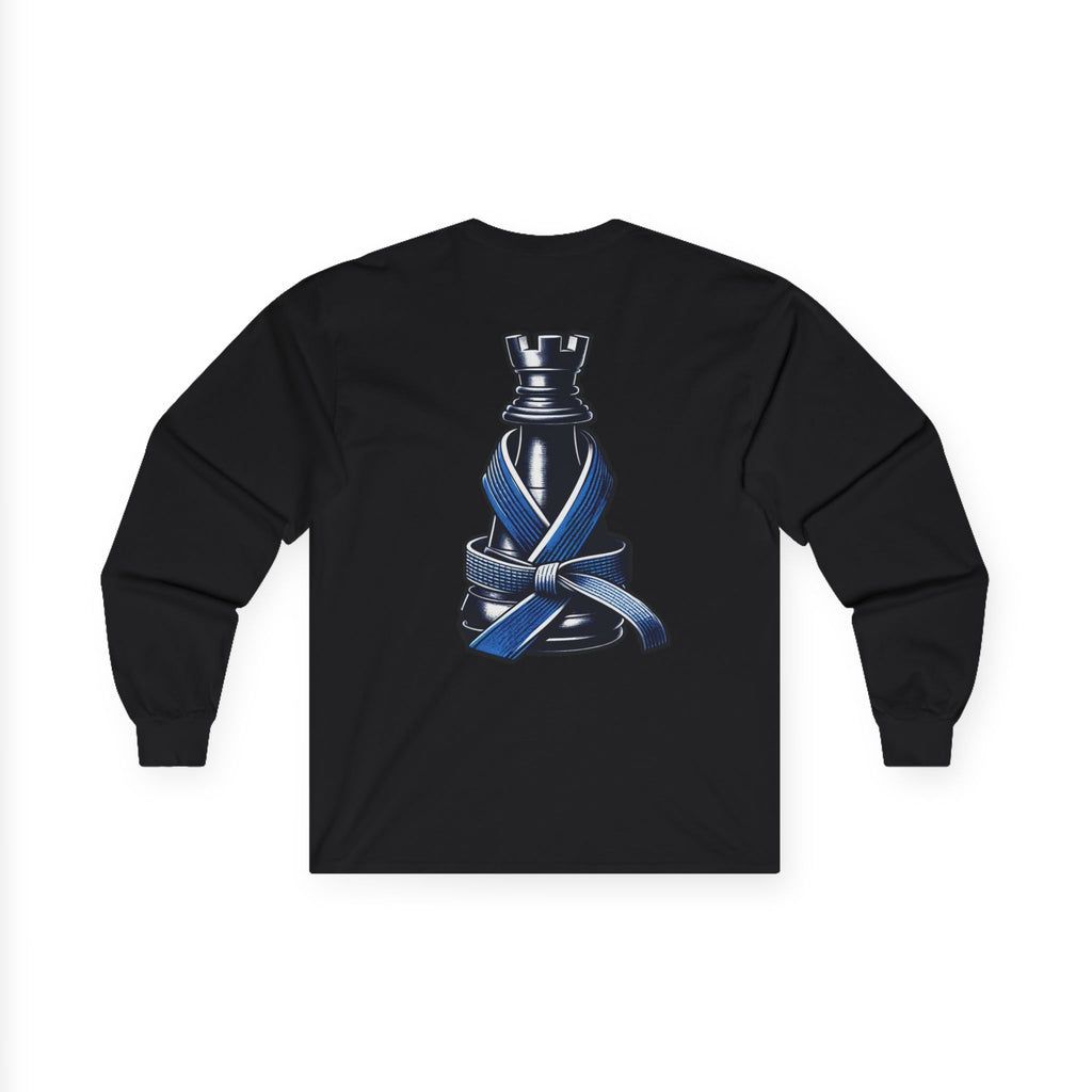 Jiu-Jitsu Blue Belt Chess Piece Unisex Long Sleeve T-Shirt