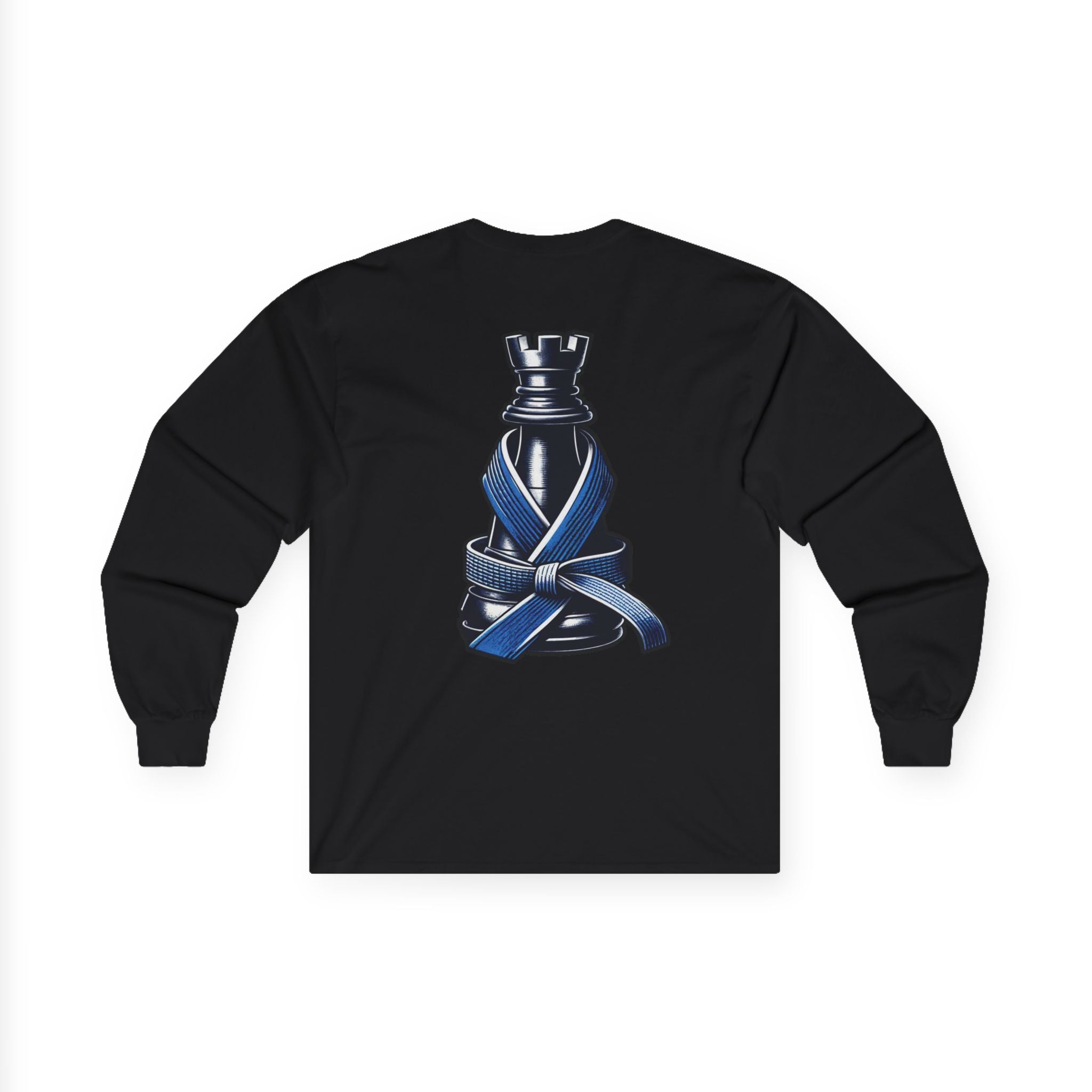 Jiu-Jitsu Blue Belt Chess Piece Unisex Long Sleeve T-Shirt