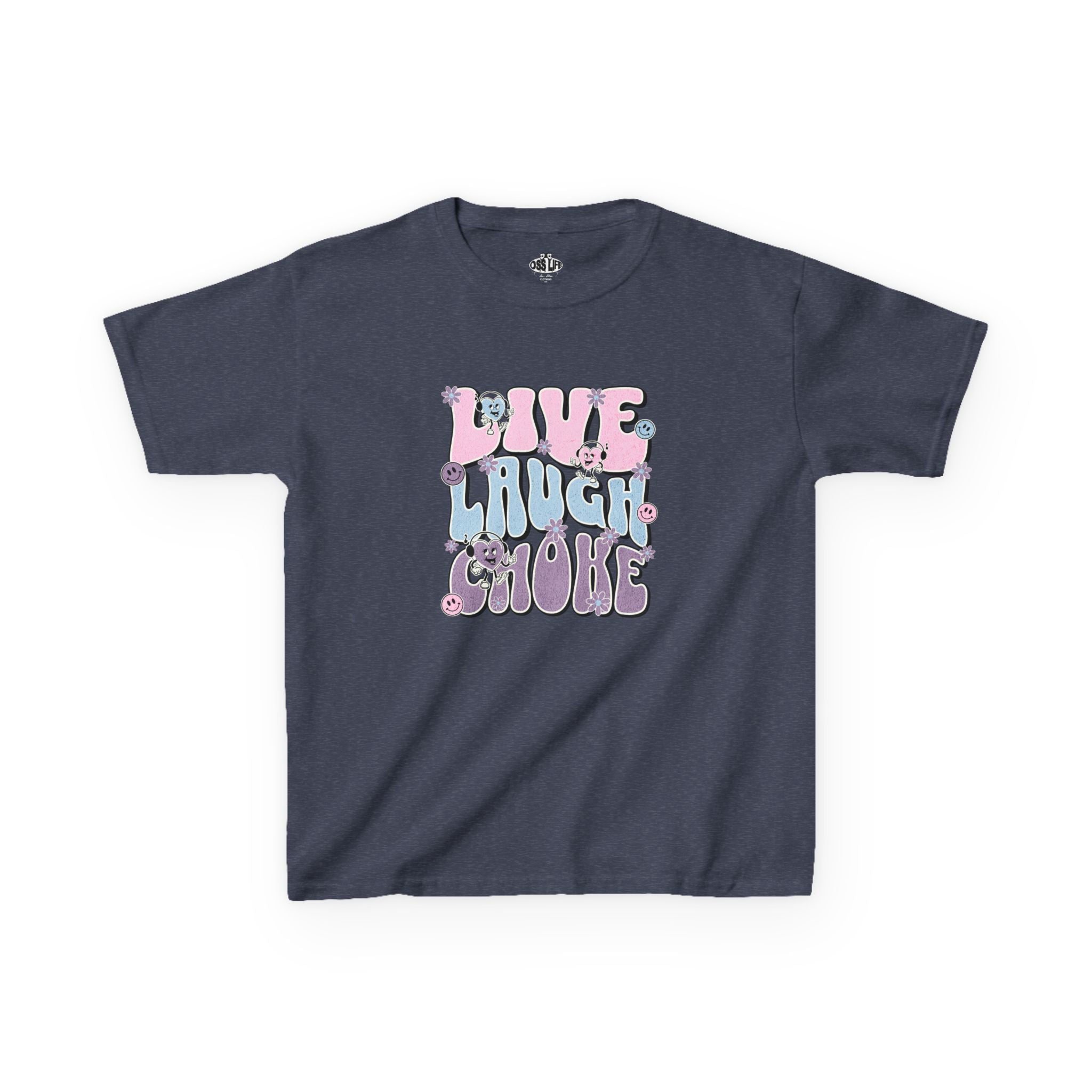 Kids Live Laugh Choke Tee