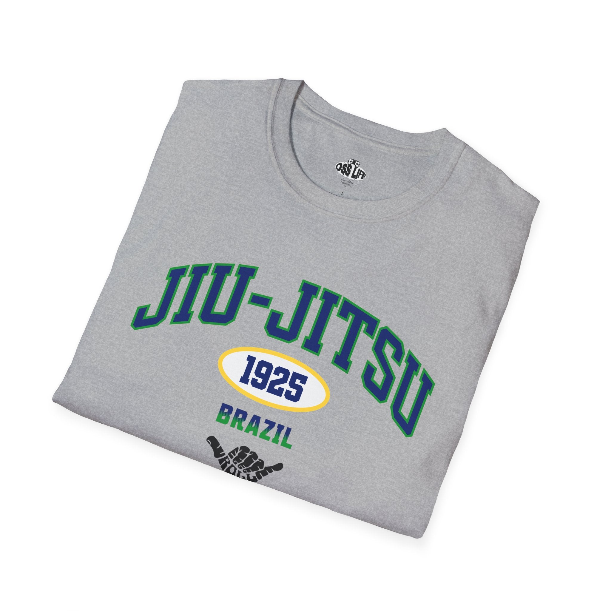Jiu-Jitsu College Style Softstyle Adult Unisex T-shirt