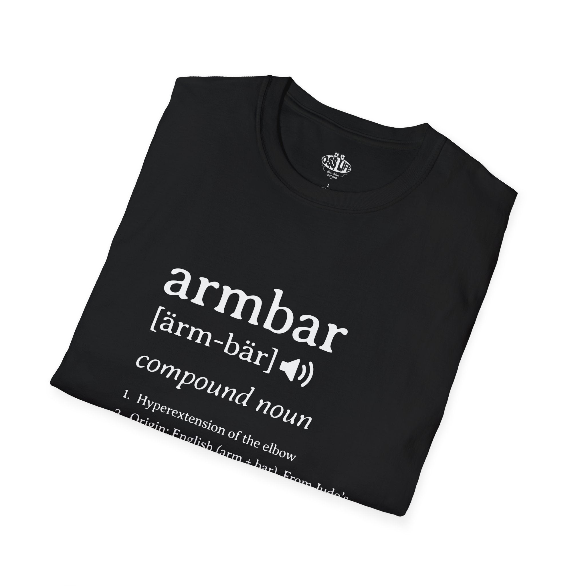 Arm Bar Definition Softstyle Unisex T-shirt