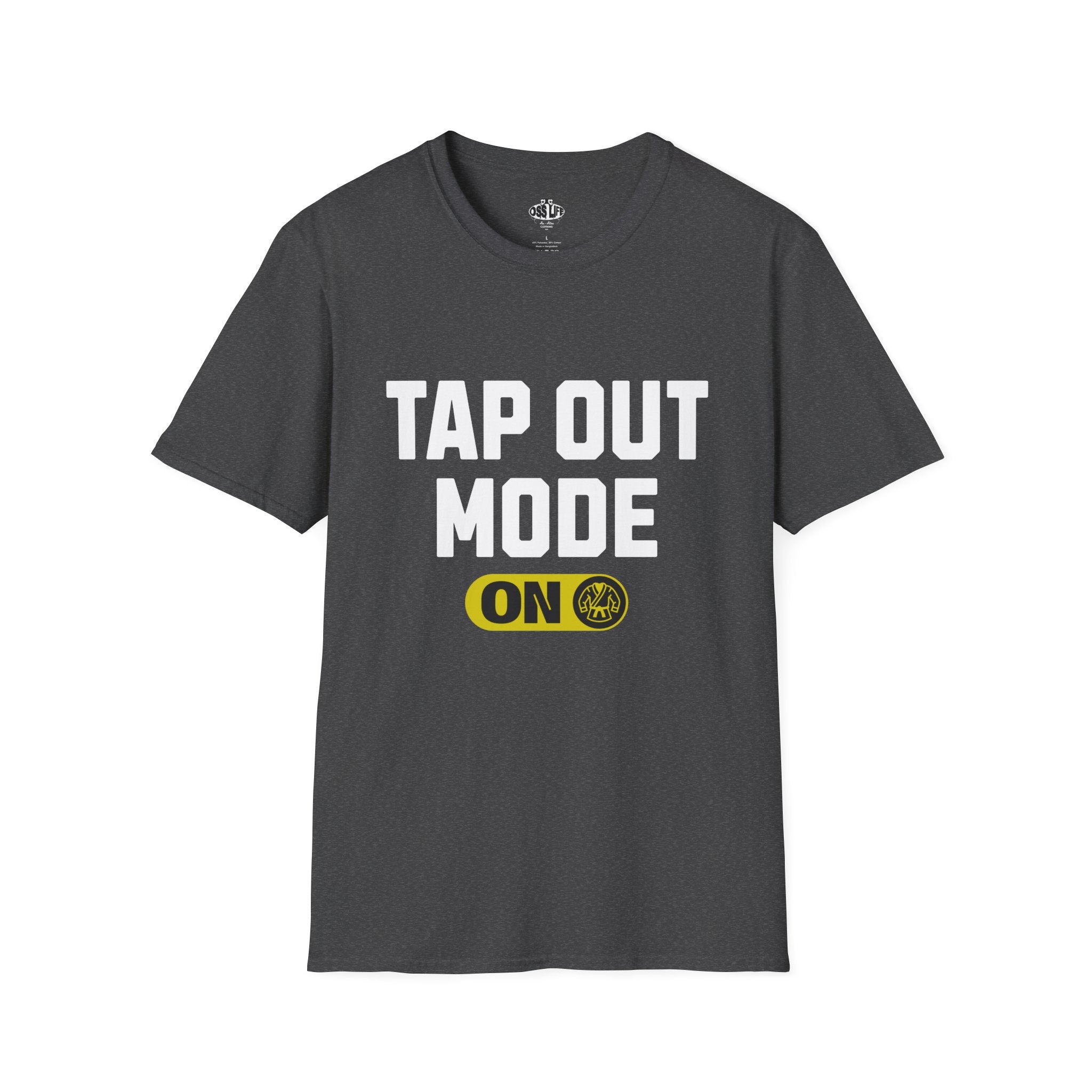 Tap Out Mode ON Softstyle Adult Unisex T-shirt