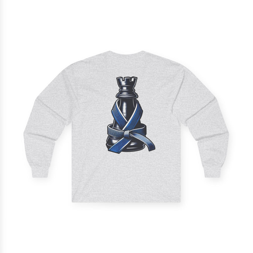 Jiu-Jitsu Blue Belt Chess Piece Unisex Long Sleeve T-Shirt