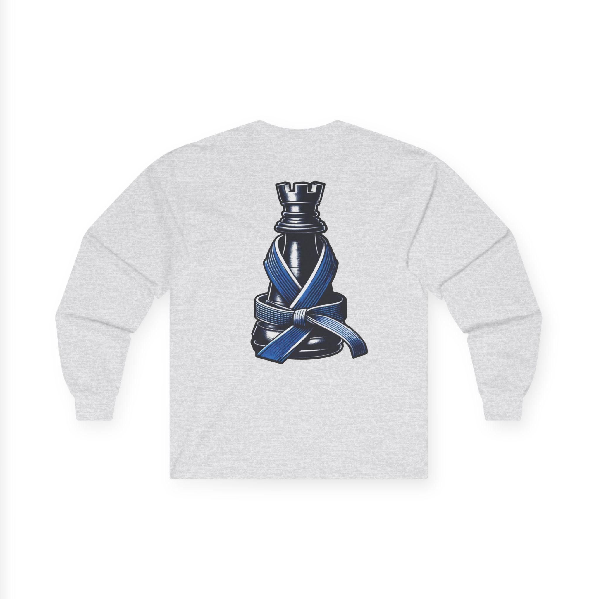 Jiu-Jitsu Blue Belt Chess Piece Unisex Long Sleeve T-Shirt