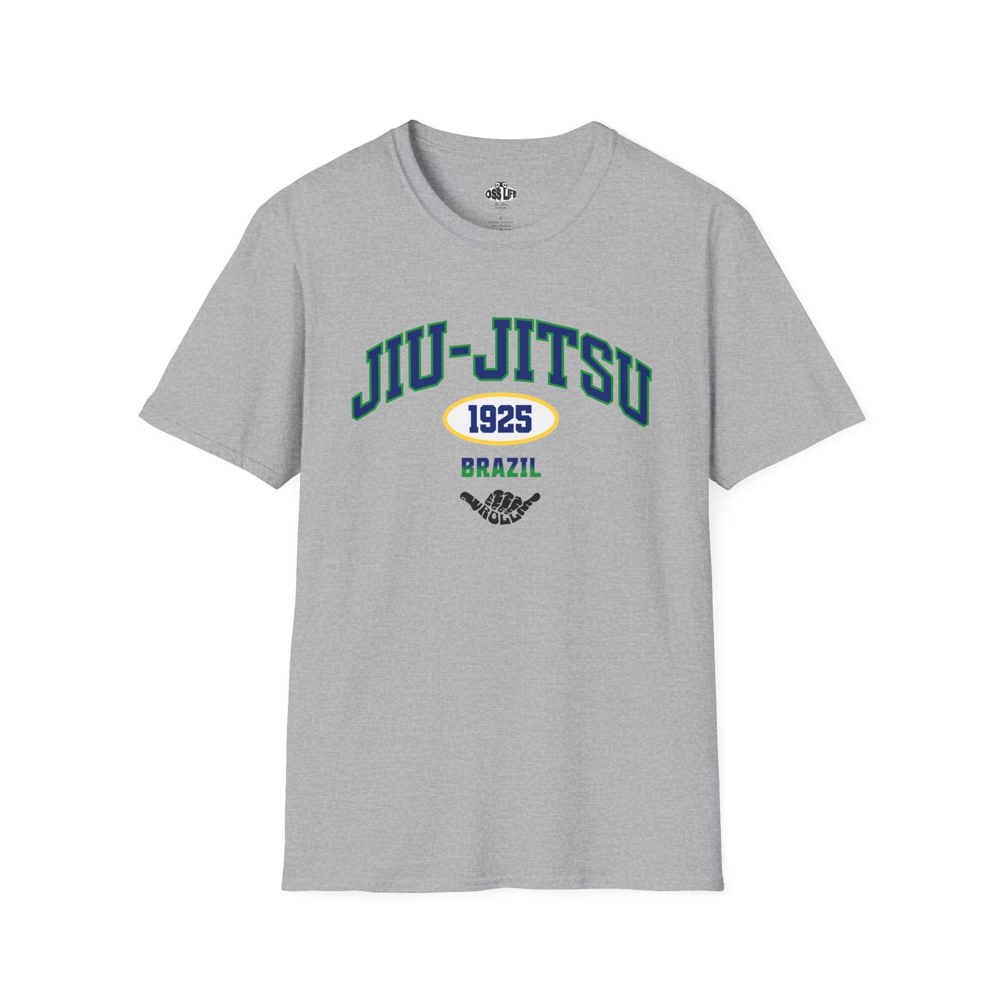 Jiu-Jitsu College Style Softstyle Adult Unisex T-shirt