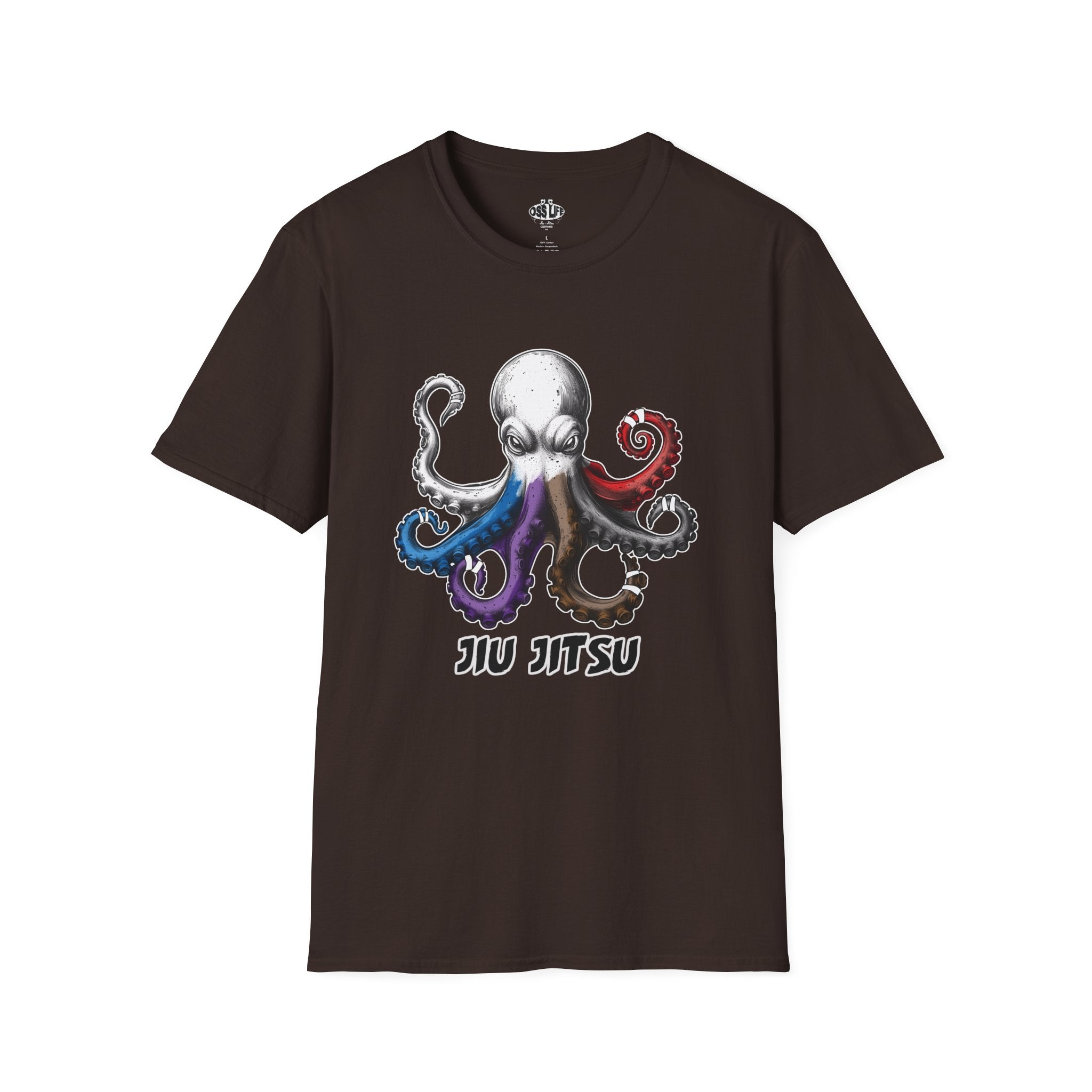 Jiu Jitsu Octopus Unisex Softstyle T-shirt