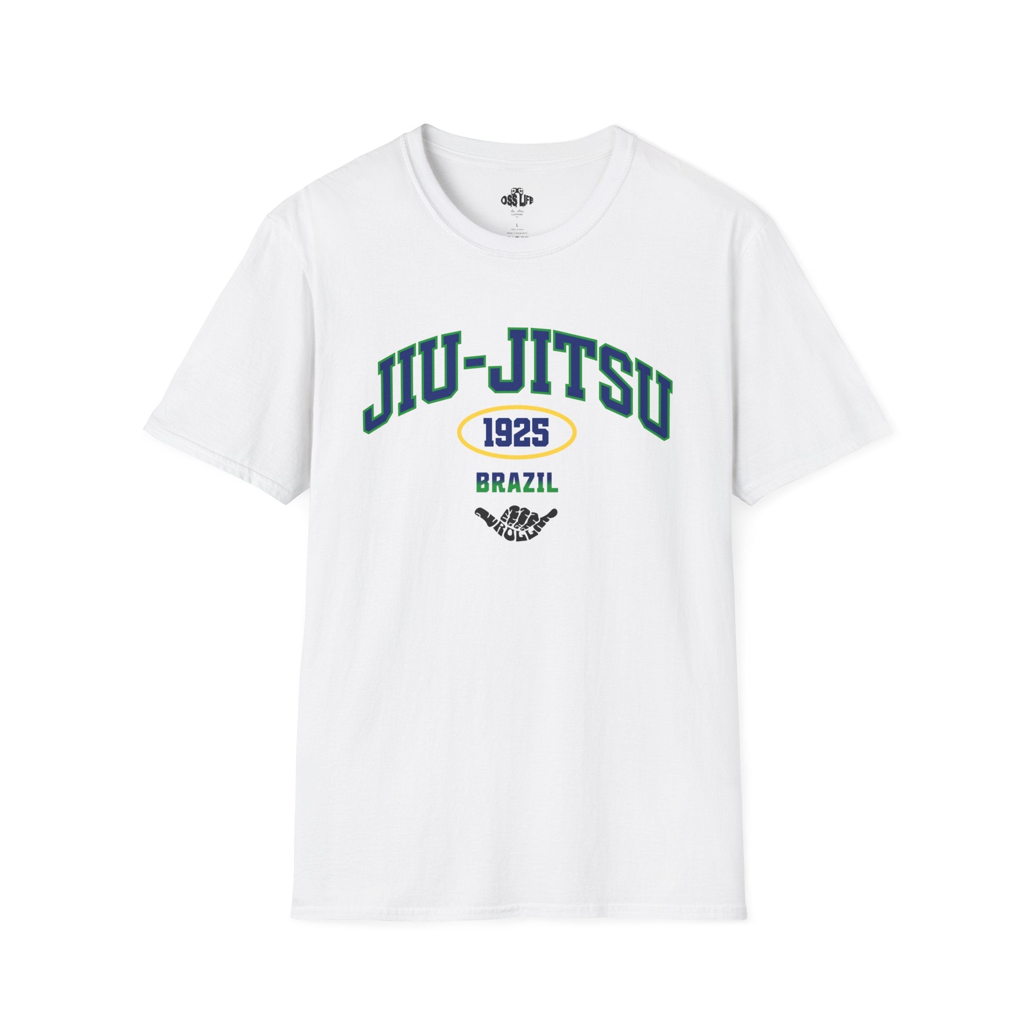 Jiu-Jitsu College Style Softstyle Adult Unisex T-shirt