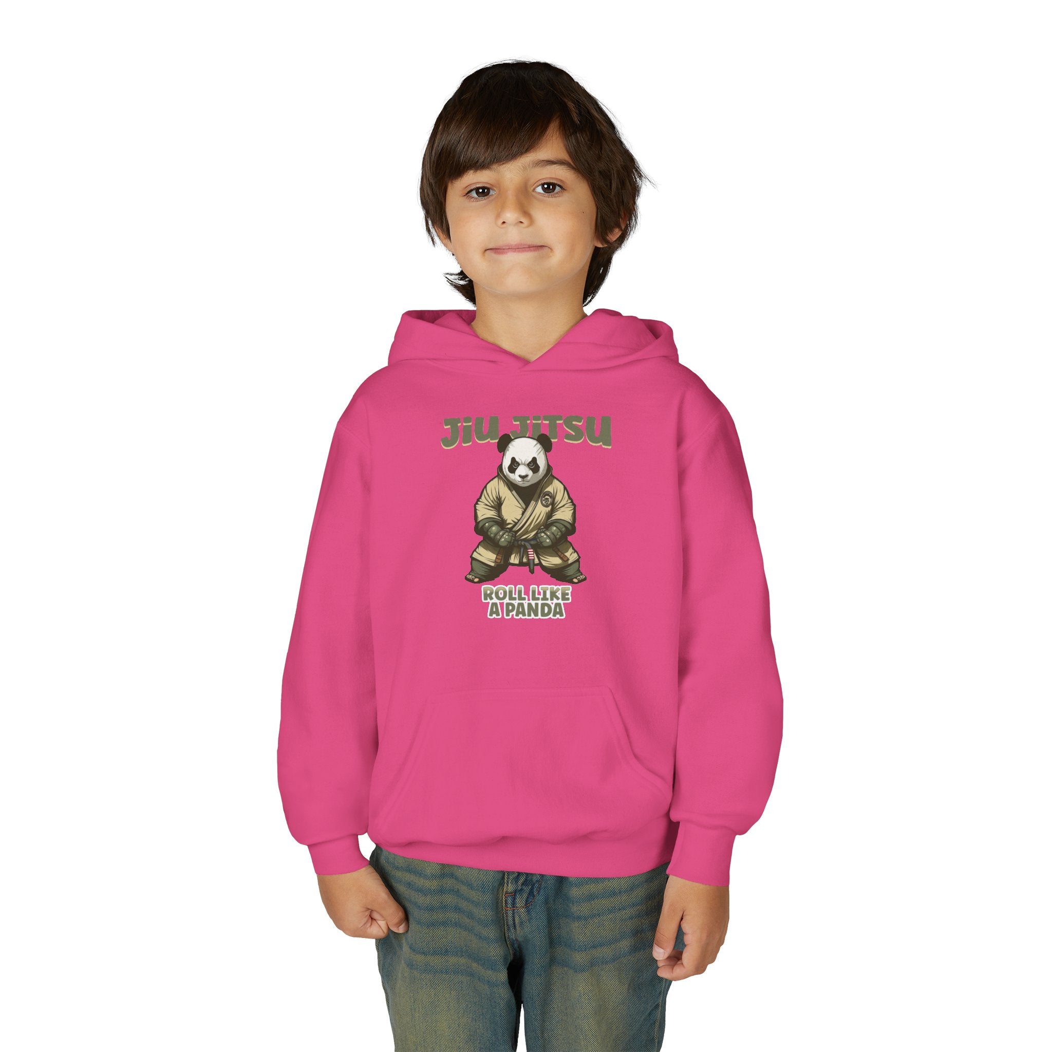 Kids Jiu Jitsu Panda Hoodie Sweatshirt