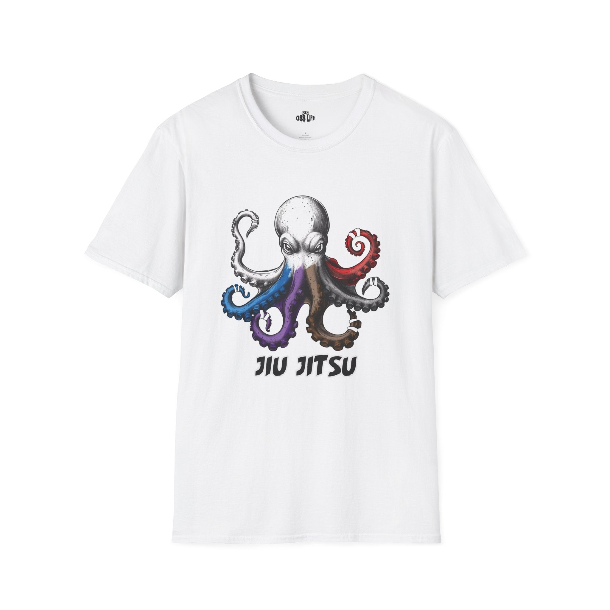 Jiu Jitsu Octopus Unisex Softstyle T-shirt