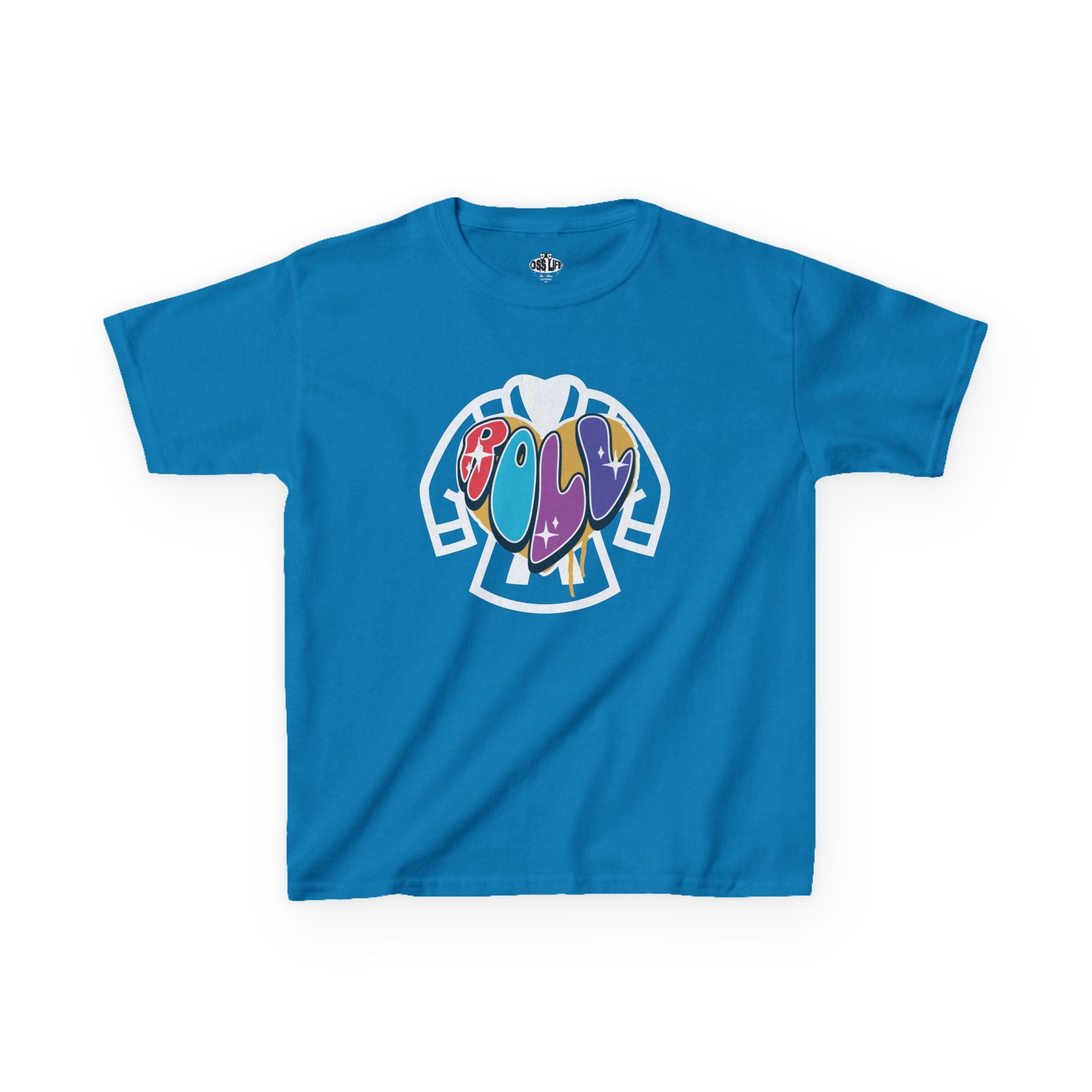 Kids Colorful Roll Heart Tee