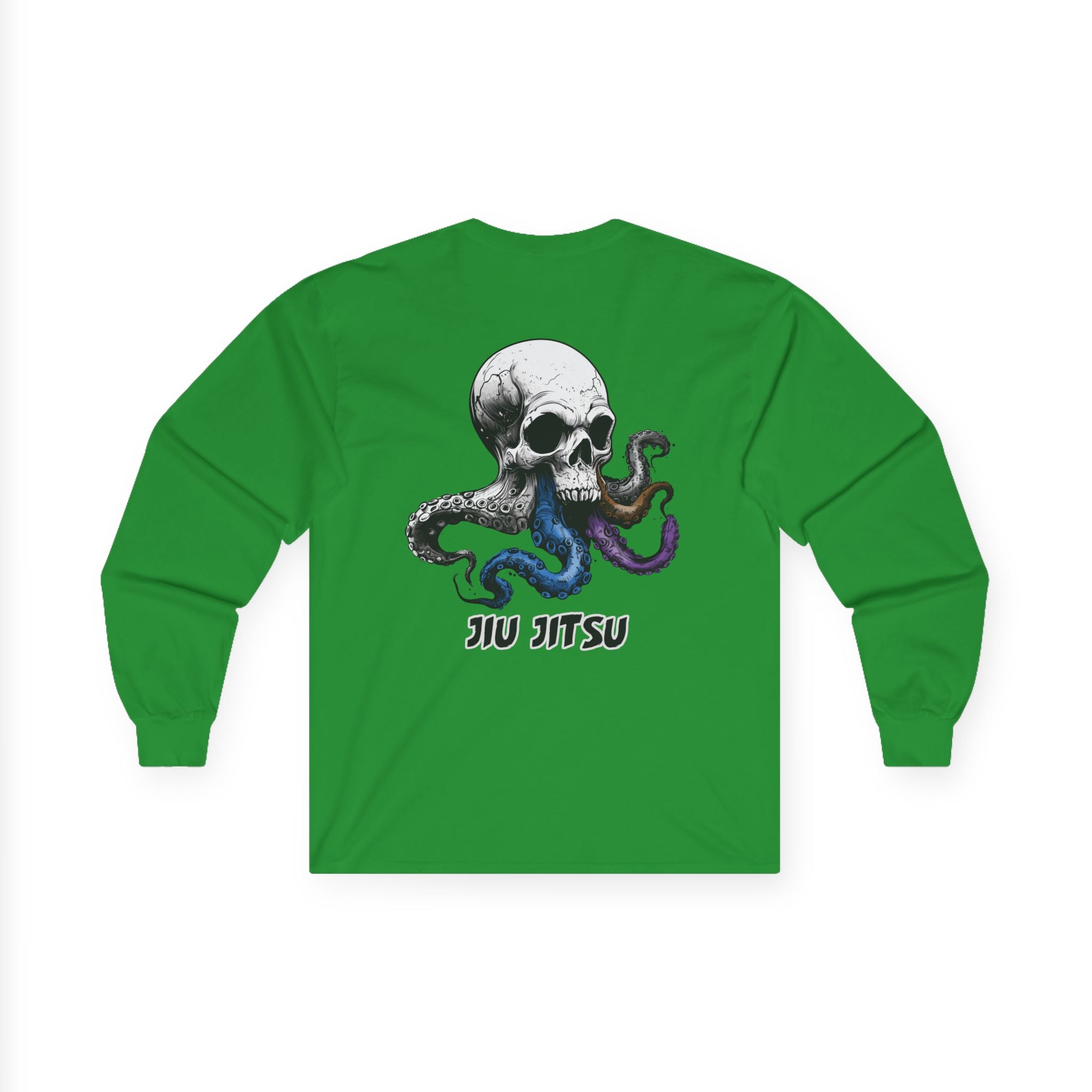 Skull Octopus Belts Jiu Jitsu Unisex Long Sleeve T-shirt