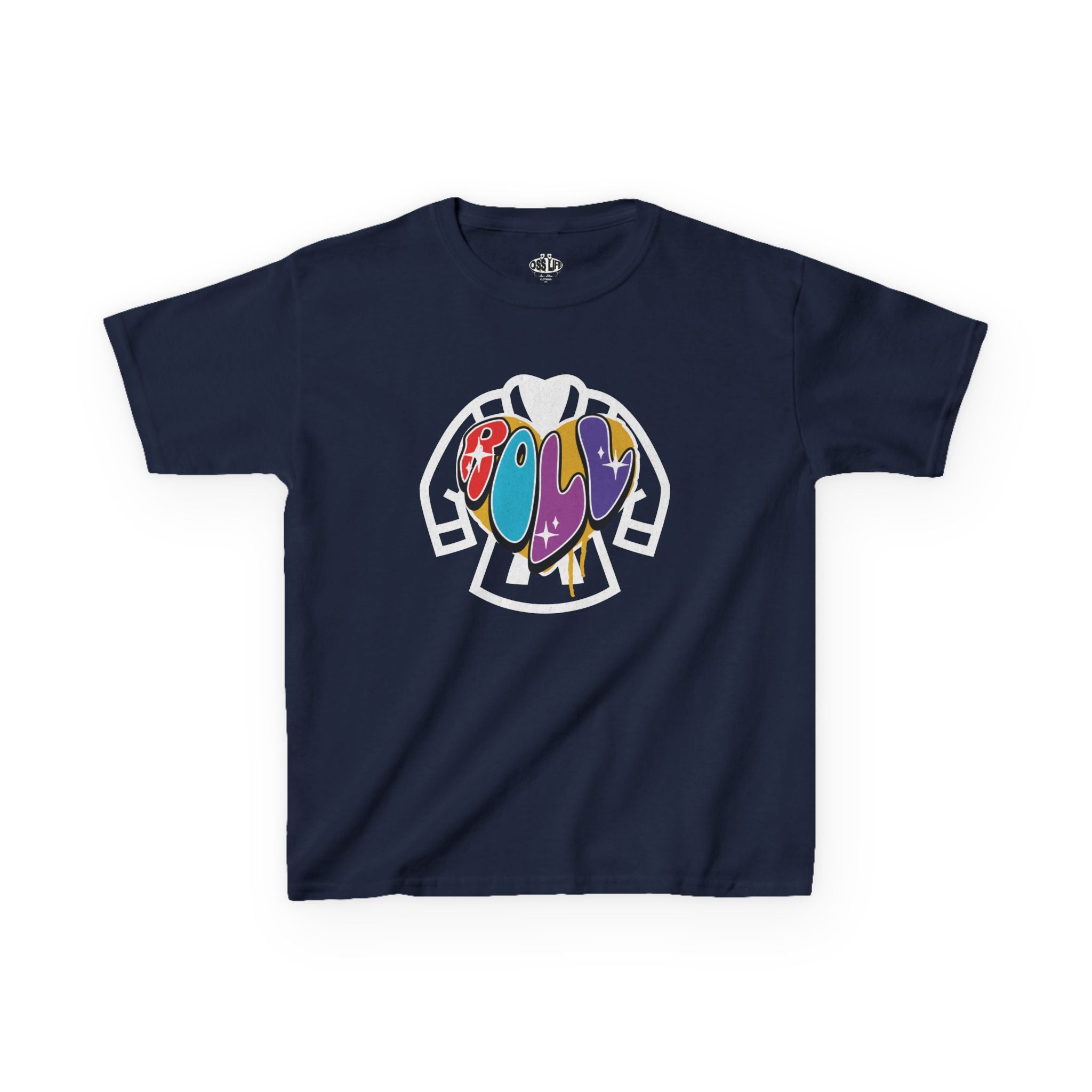 Kids Colorful Roll Heart Tee
