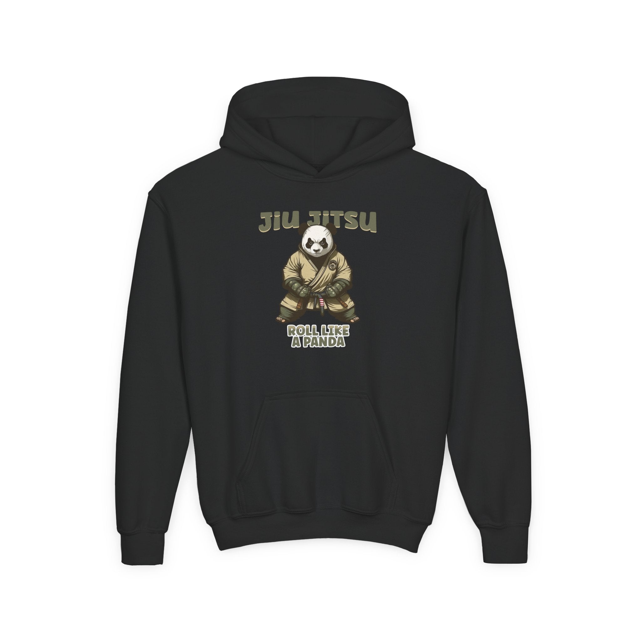 Kids Jiu Jitsu Panda Hoodie Sweatshirt